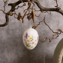 gjenstander Påskeegg med vår- og blomstermotiver, påskedekorasjon av høy kvalitet, 6 cm, 6 stk.