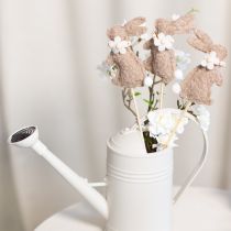 gjenstander Dekorativ påskeharefigur for vårdekorasjoner og sesongdetaljer, 42 cm, 8 deler