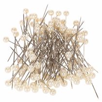 gjenstander Perlehodede nåler Ø6mm 65mm Champagne