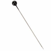 gjenstander Perlehodepinner Ø6mm 65mm Svart