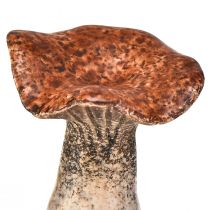 gjenstander Naturinspirerte dekorative figurer av sopp - forskjellige brune nyanser, 2,5" - Sjarmerende aksenter for hage og hjem Pakke med 3