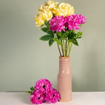 gjenstander Kunstig ranunkelblomst, en detaljert kopi for stue- og kontordekorasjon, 55 cm, 6 stk.