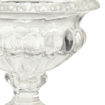 gjenstander Klassisk glassbolle med bunn i vintage design – Klar, Ø13cm x 11 cm – Allsidig bruk for trofédekorasjon
