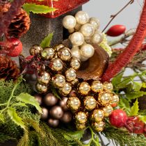 gjenstander Speilbær Ø1,5 cm brun-gull 140 stk