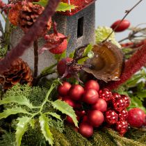 gjenstander Speilbær Røde Matte, Blanke Ø1,5 cm 140 stk