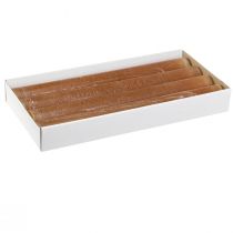 gjenstander Taper stearinlys bordlys i karamell 34mm x 300mm 4 stk