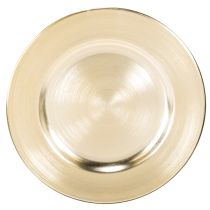 gjenstander Små runde, blanke dekorative tallerkener, 17 cm, 6 stk.