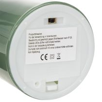 gjenstander LED-bordlampe med blomstermønster for stilig stuebelysning, 23 cm