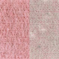 gjenstander Dekorativt bånd til pottefilt i ull, gammelrosa grå 7,5 cm 5 m