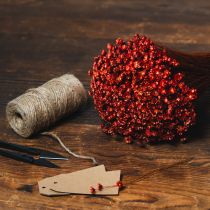 gjenstander Tørket blomsterbukett, et sjarmerende tillegg til vaser eller arrangementer, 44 cm