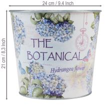 gjenstander Metallplantekasse for hortensia, Ø24cm H21cm