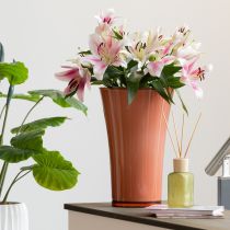 gjenstander Vase Rosa Gulvvase Dekorativ Vase Fizzy Siena Ø28,5cm H45cm