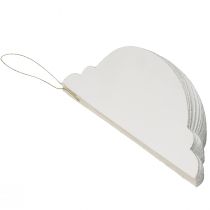 gjenstander Honeycomb ball julekulepapir hvit FSC Ø15cm H20cm