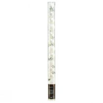 gjenstander Julekuler perlemor hvit plast Ø3cm 14stk