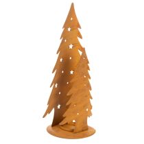 gjenstander Juletrelykt, metalldekorasjon i rustikk utførelse, jul H46 cm B25,5 cm