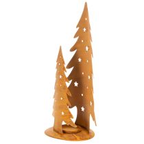 gjenstander Juletrelykt, metalldekorasjon i rustikk utførelse, jul H46 cm B25,5 cm