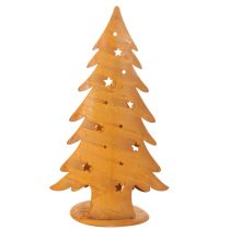 gjenstander Juletrelykt, metalldekorasjon i rustikk utførelse, jul H46 cm B25,5 cm