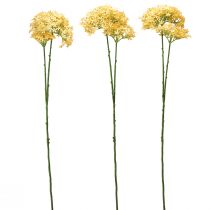 gjenstander Prydløk Vill Allium kunstig Gul 70cm 3 stk