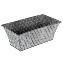 gjenstander Sinkskål med diamantmønster 22 cm × 12 cm