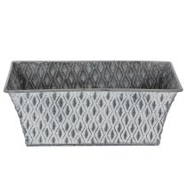 gjenstander Sinkskål med diamantmønster 22 cm × 12 cm