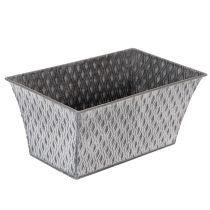gjenstander Sinkskål med diamantmønster, 26 cm x 15,5 cm
