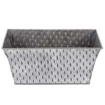 gjenstander Sinkskål med diamantmønster, 26 cm x 15,5 cm