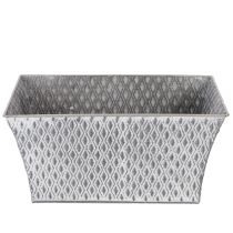 gjenstander Sinkskål med diamantmønster 30 cm × 18 cm H 15 cm
