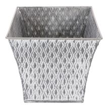 gjenstander Sinkskål med diamantmønster 30 cm × 18 cm H 15 cm