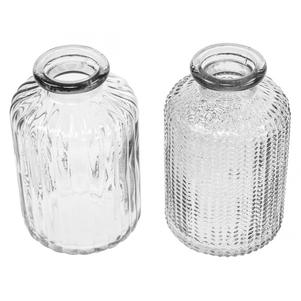 Floristik24.no Små vaser glassvase blomstervaser glass Ø6cm H10cm 2stk ...