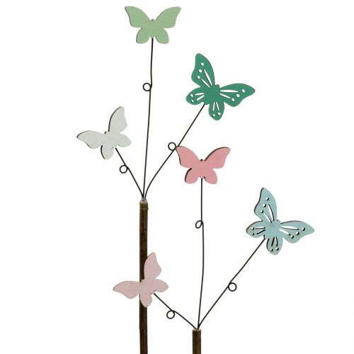 Dekorativ plugg sommerfugl H43cm 6stk | Floristik24.no
