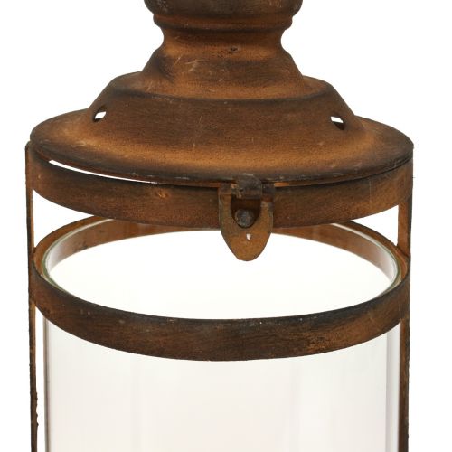 Floristik24 Deco Lantern Lantern Rust Look Metall Deco Ø15cm H46cm