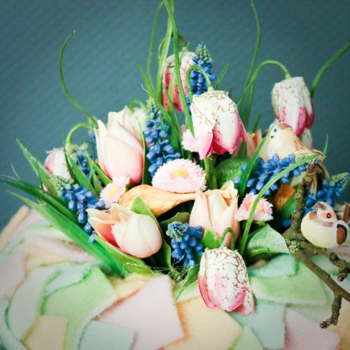 Floristik24 Druehyasintblått L 28-30cm