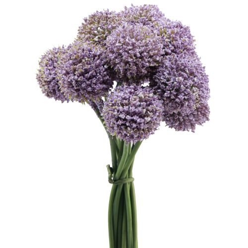 Floristik24 Kunstige Blomster Kuleblomst Allium Kunstlilla 25cm 12 stk