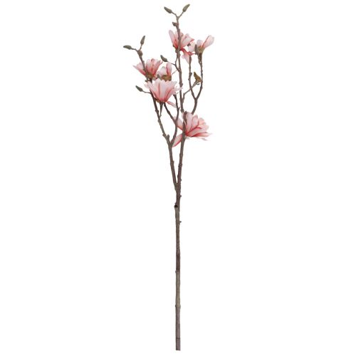 gjenstander Magnoliakvist med 6 blomster kunstig magnolialaks 84cm
