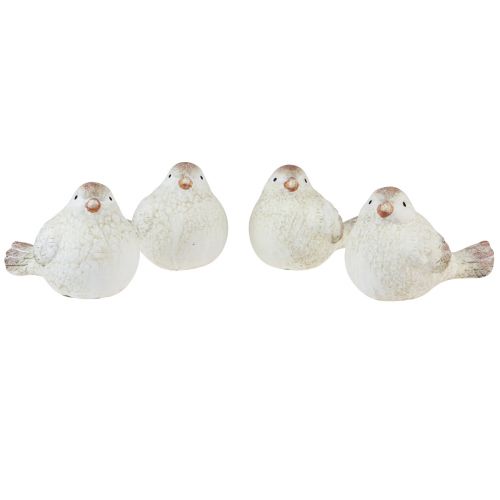 Floristik24 Borddekorasjon vårdekor dekorative fuglefigurer 8,5cm 4 stk