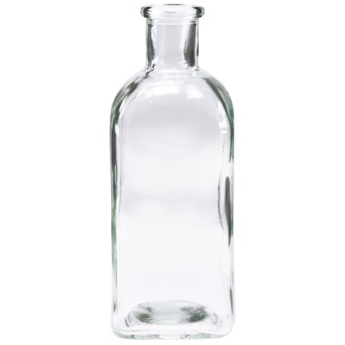 gjenstander Dekorflasker Firkantede Minivaser Glass Klar 7x7x18cm 6stk