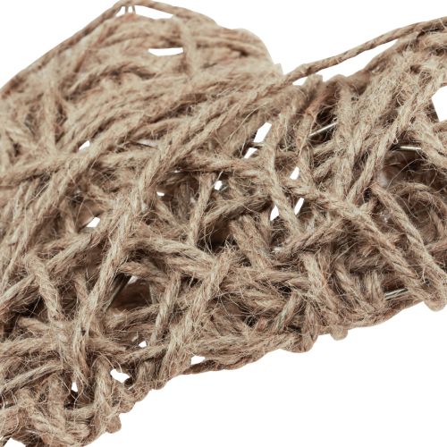 Floristik24 Dekorativ hjertemetall naturlig dekket vårdekor 20×22cm