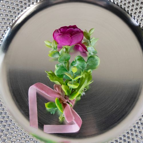 gjenstander Bryllupsnåler gjennomsiktige/sølvfargede 5 cm 50 stk