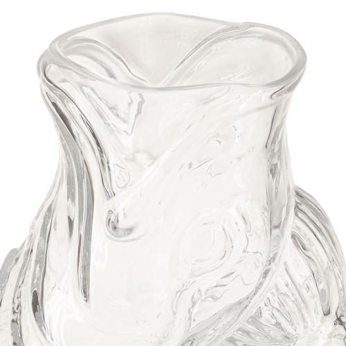 gjenstander Glassvase i dekorativ fiskeform for harmonisk romdesign, 24,5 cm
