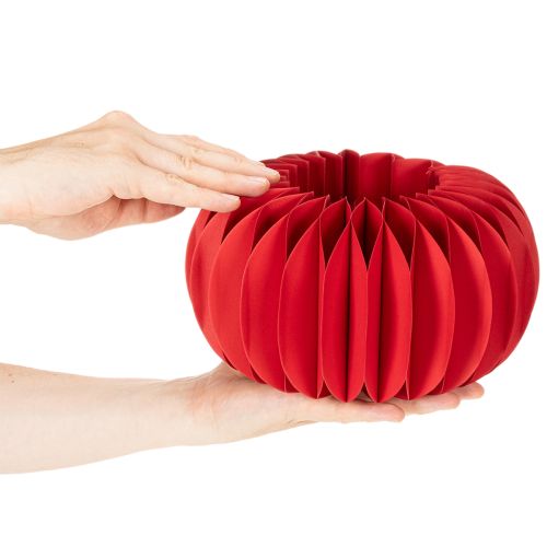 Papirdekorasjon honeycomb papirgresskar rundt moderne borddekorasjon 24 cm 4 stk | Floristik24.no