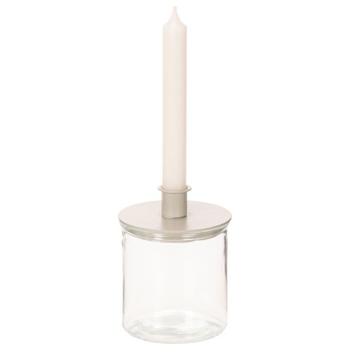 Sylinderformet glassvase, gjennomsiktig, allsidig, 10 cm, 3 stk. | Floristik24.no