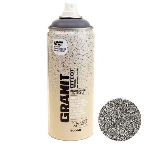 gjenstander Maling spray effekt spray granitt maling Montana spray grå 400ml