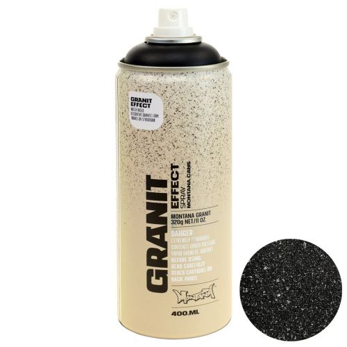 gjenstander Maling spray effekt spray granitt maling Montana Black 400ml