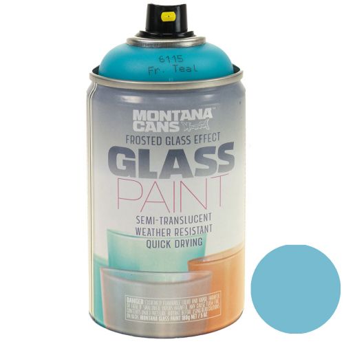 Floristik24 Glass maling spray effekt spray spray maling glass turkis matt 250ml