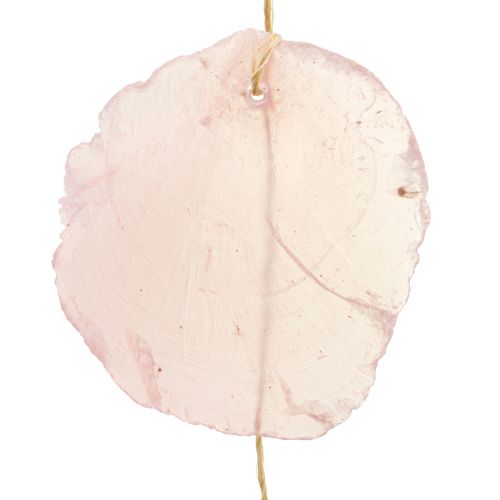 Floristik24 Skallkrans perlemor skjellkrans Capiz rosa L108cm