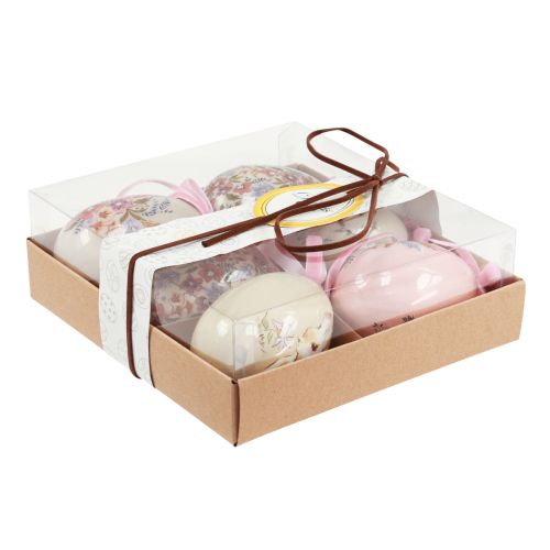 Floristik24 Dekorative påskeegg til oppheng med motiver 4,5×6,5cm 6 stk