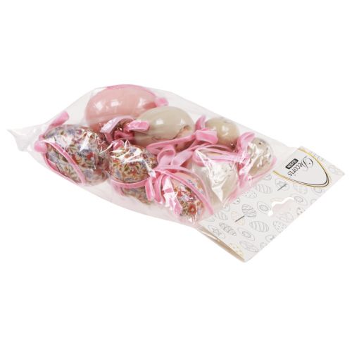 Floristik24 Påskeegg dekorative egg til oppheng med motiver 4-6cm 12stk