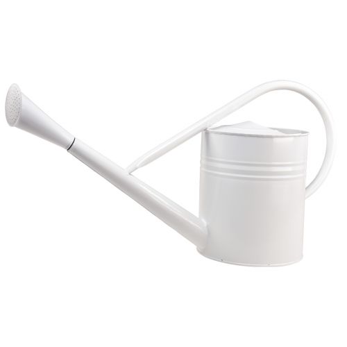 Dekorativ vannkanne metall dekorativ kanne hvit 67cm 1 stk