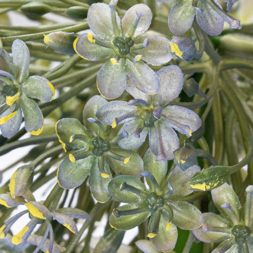 gjenstander Kunstig Allium-blomstrende gren, naturtro utseende, 90 cm