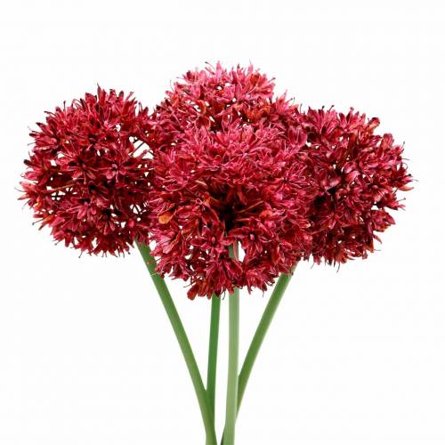 Floristik24 Prydløk Allium kunstlilla Ø7cm H58cm 4stk